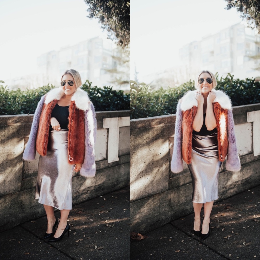 [LPA x REVOLVE] faux fur jacket 413